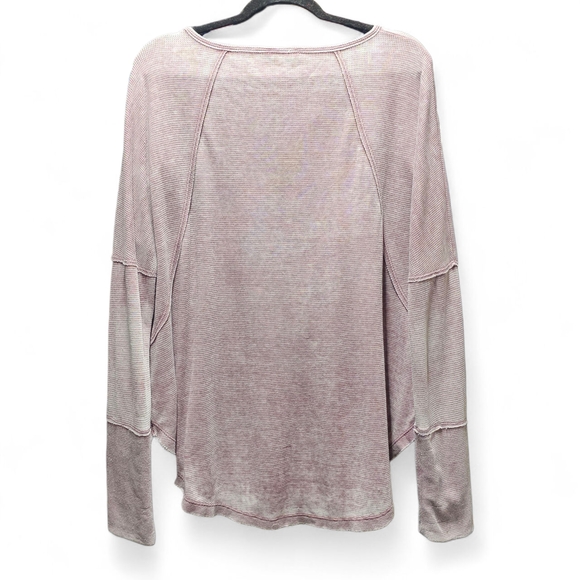 Lucky Brand Retro Faded Thermal Long Sleeve Top Size Large - Picture 6 of 6